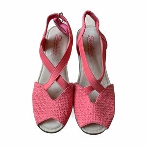 Skechers Wedge Peach Sandal